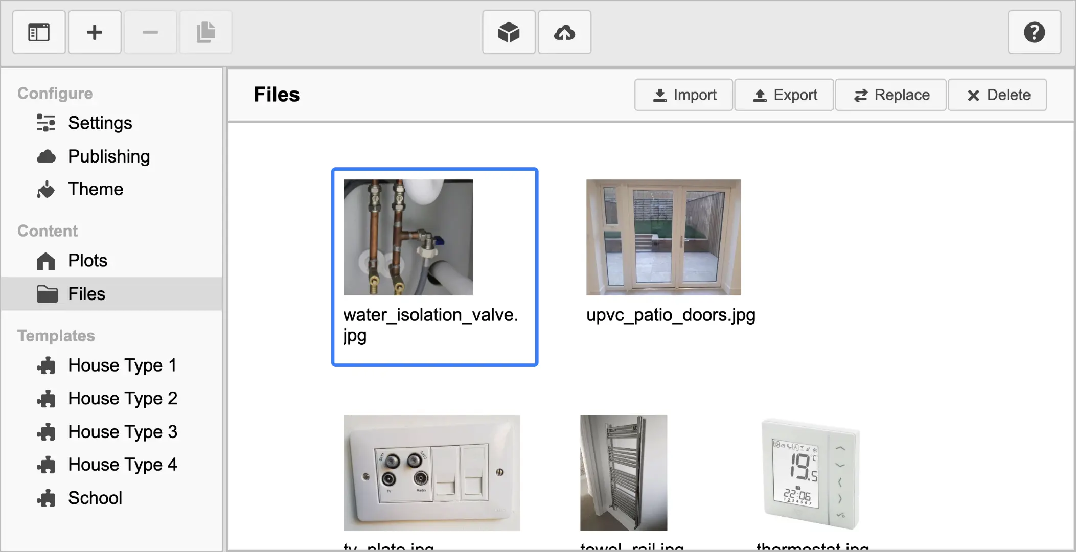 Files User Interface